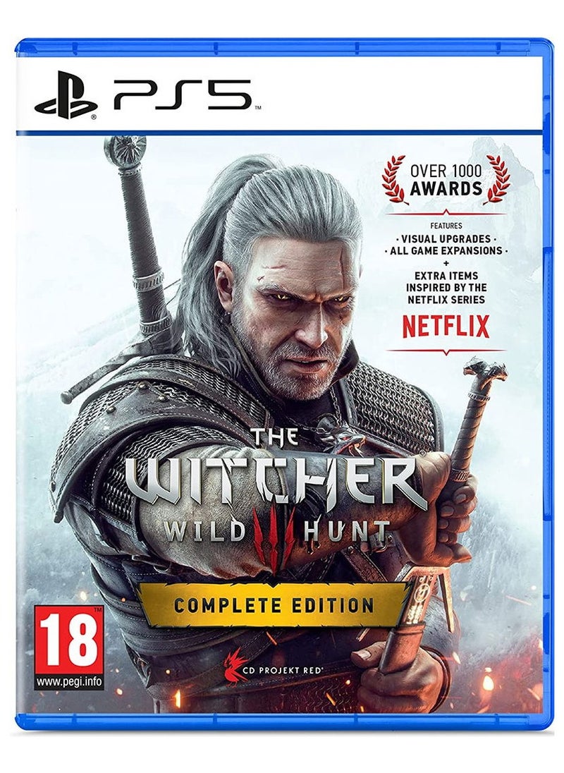 بلاي ستيشن The Witcher 3: Wild Hunt - Complete Edition PS5 Edition - لعبة أكشن ومغامرات RPG  - Image 1