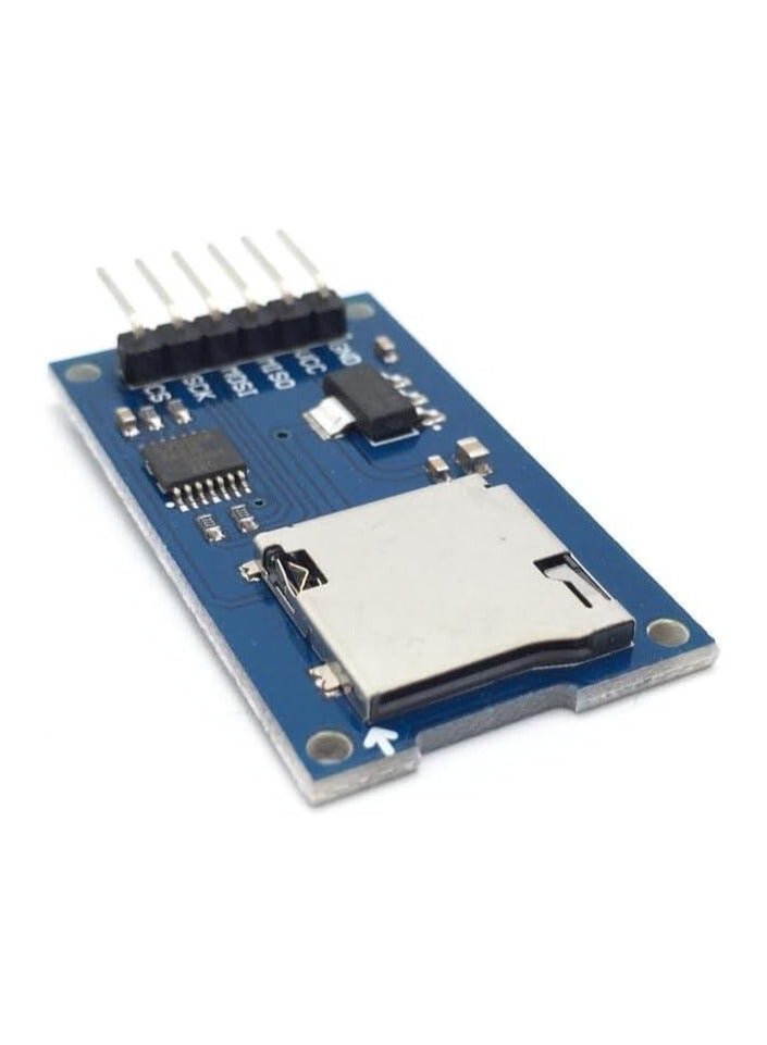 SOLDOUT Micro SD Card & SDHC High Speed Card Mini TF Card Reader Module Adapter SPI Interfaces with Level Converter Chip Compatible with Arduino - Image 3