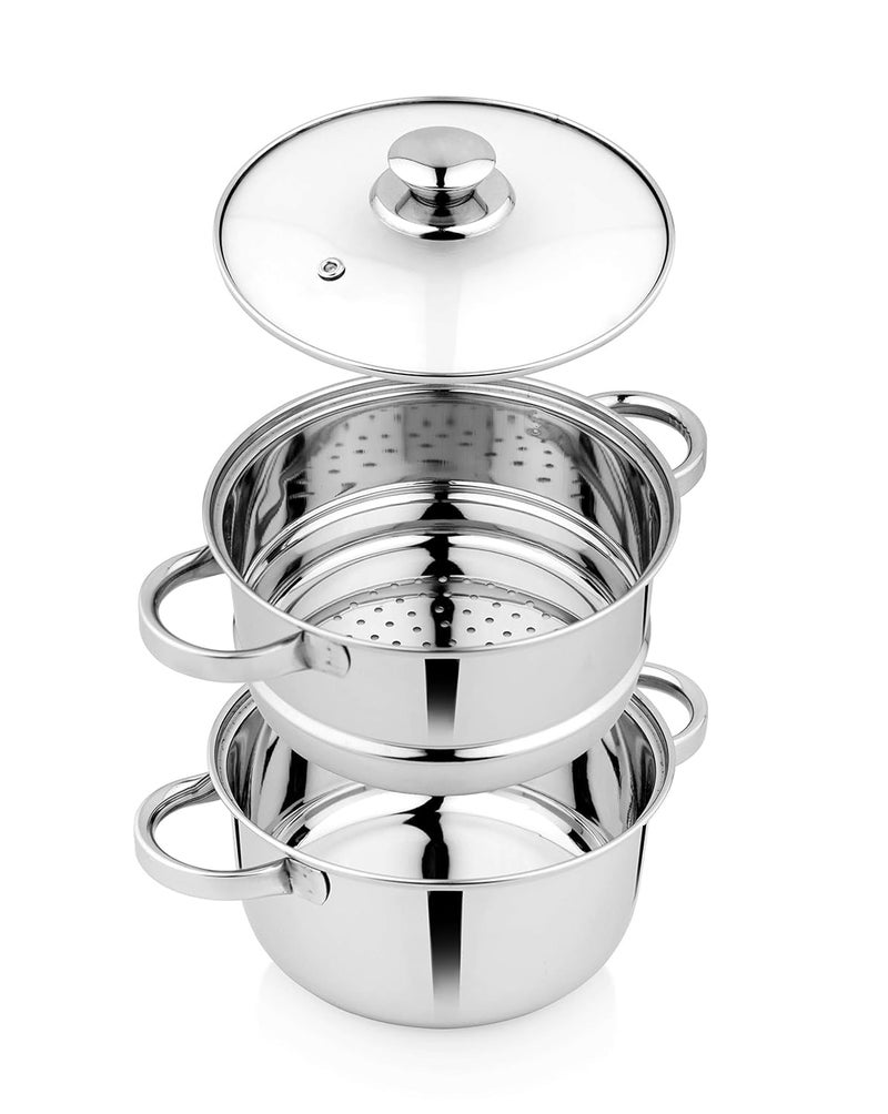 Klassi Kichen Stainless Steel Steamer 3Tier - Image 4
