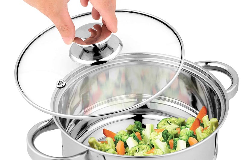 Klassi Kichen Stainless Steel Steamer 3Tier - Image 3