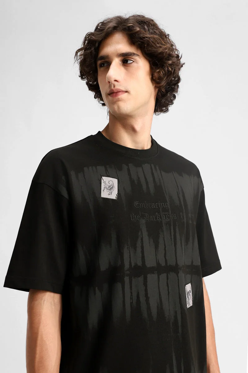 Snitch  Box Fit Embroidered Halloween Graphic T-Shirt for Men | Best Price UAE