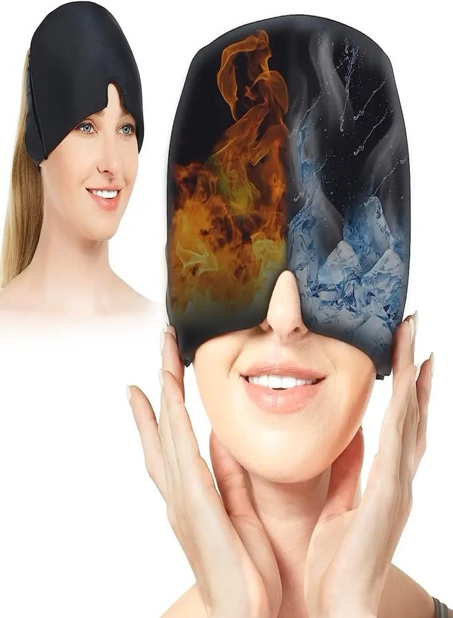 HUMAIZAR Gel Ice Headache/Migraine Relief Hat, Cold Therapy Migraine Relief Cap/Migraine Ice Head Wrap Ice Pack Mask, Cold Compress Headache Relief Cap for Tension, Sinus & Stress (MULTI COLOR) - Image 1