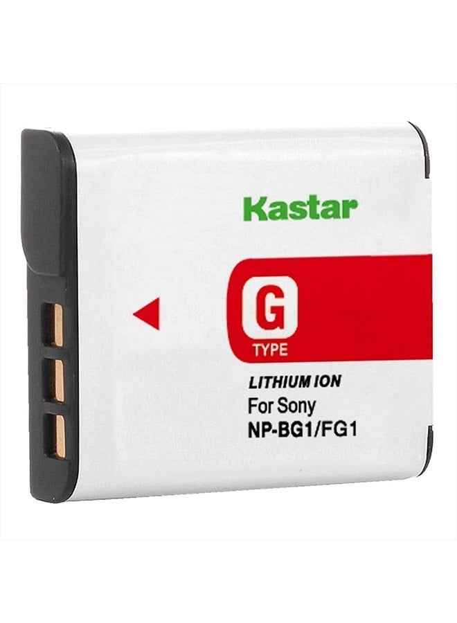 Kastar Lithium Ion Camera Battery for Sony G Type NPBG1 NP-BG1 Sony Cyber-Shot DSC-H3 DSC-H7 DSC-H9 DSC-H10 DSC-H20 DSC-H50 DSC-H55 DSC-H70 DSC-H90 DSC-W80 DSC-W85 DSC-W90 DSC-WX1 DSC-WX10 HDR-GW55 - Image 1