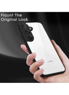 Generic Case Cover Shockproof Hard PC Back Soft TPU Frame Anti-yellowing Slim Protective Cover Compatible with Samsung Galaxy A14 (Clear)  - Image 5