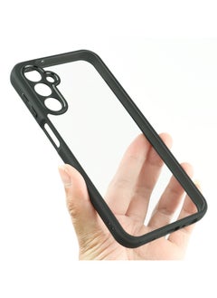 Generic Case Cover Shockproof Hard PC Back Soft TPU Frame Anti-yellowing Slim Protective Cover Compatible with Samsung Galaxy A14 (Clear)  - Image 2