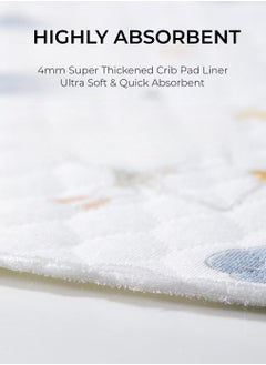Be a better mom Ultra Soft And Absorbent Waterproof Baby Changing Pad Thickened Crib Pad Liner  - Image 5