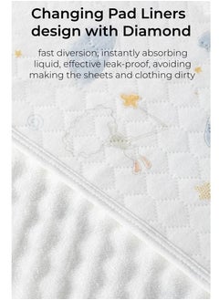 Be a better mom Ultra Soft And Absorbent Waterproof Baby Changing Pad Thickened Crib Pad Liner  - Image 3