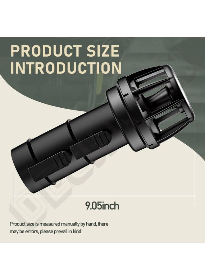 DECKMAN Wet/Dry Vacs Vacuum Muffler Diffuser WS25025A - Red, Airflow Dispersal Design Shop Vacuum Attachment - Diffuse Dry And Wet Vacuum Airflow To Reduce Blown Debris And Dust - Image 3