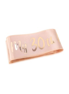HOWAF Rose Gold 30Th Birthday Sash It¡¯S My 30Th Birthday Satin Sash For 30Th Birthday Decorations Women 30 Birthday Gift Party Accessories One Size  - Image 2