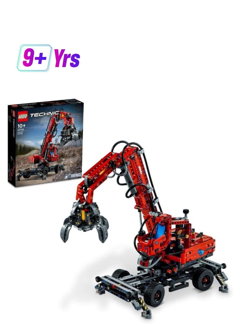 LEGO® Technic™ Material Handler 42144 Crane Model Building Kit (835 Pieces) - Image 1