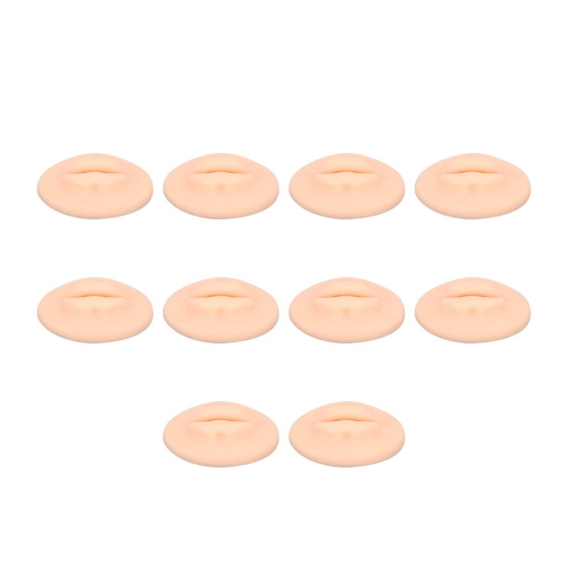 10PCS Practice Lips Open Mouth Silicone 3D Fake Lips for Teaching Training - Image 3