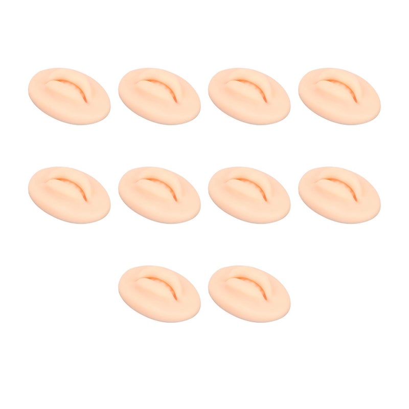 10PCS Practice Lips Open Mouth Silicone 3D Fake Lips for Teaching Training - Image 4
