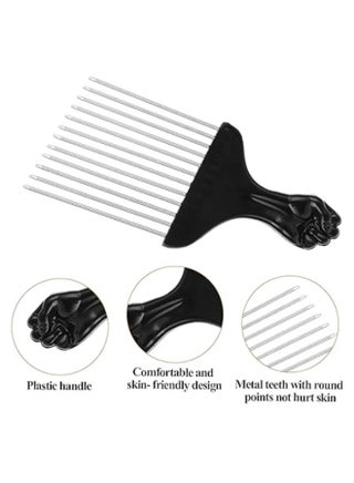 Keep Curly Hair Insertion Combs Black 17x7cm - view 3