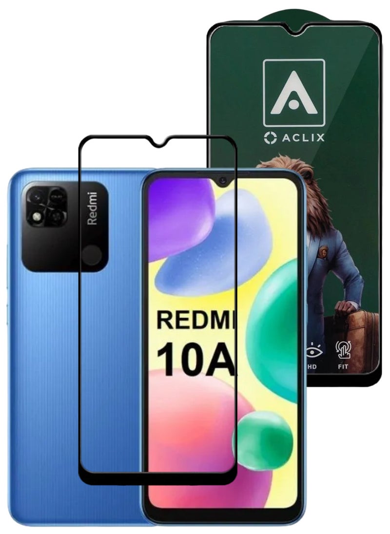 ACLIX Antistatic ESD Dustproof Premium Quality High Definition Tempered Glass Screen Protector Designed For Xiaomi Redmi 10A - Image 1
