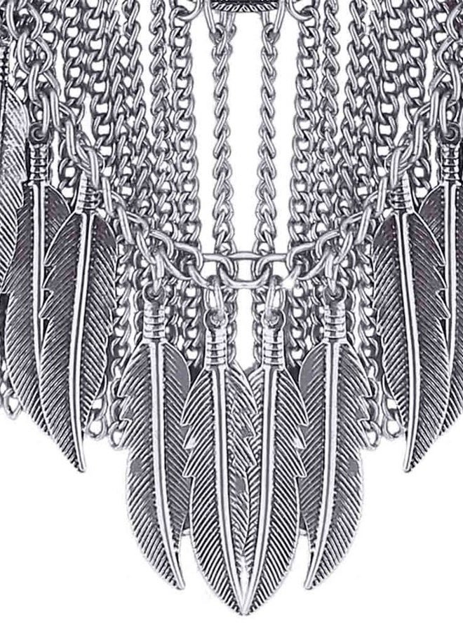 YAZILIND Collar Necklaces Pendants Exaggerated Vintage Maxi Choker Statement Collier Boho Women Jewelry - Image 5