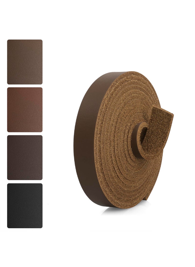 JinRuiKJ JinRuiKJ Top Grain Leather Strap  12 Inch Wide 72 Inches Long Brown Leather Strips  Very Suitable for DIY Arts  Craft Projects Traction Ropes Bag Straps Furniture Handles 