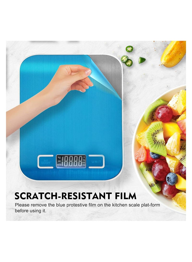 سبكترا ميزان المطبخ الرقمي سبكترا | مقياس رقمي للأغذية للجزء | ميزان رقمي للتحكم في النظام الغذائي | مقياس وزن التحكم في الجزء مع البطاريات المضمنة - Image 4