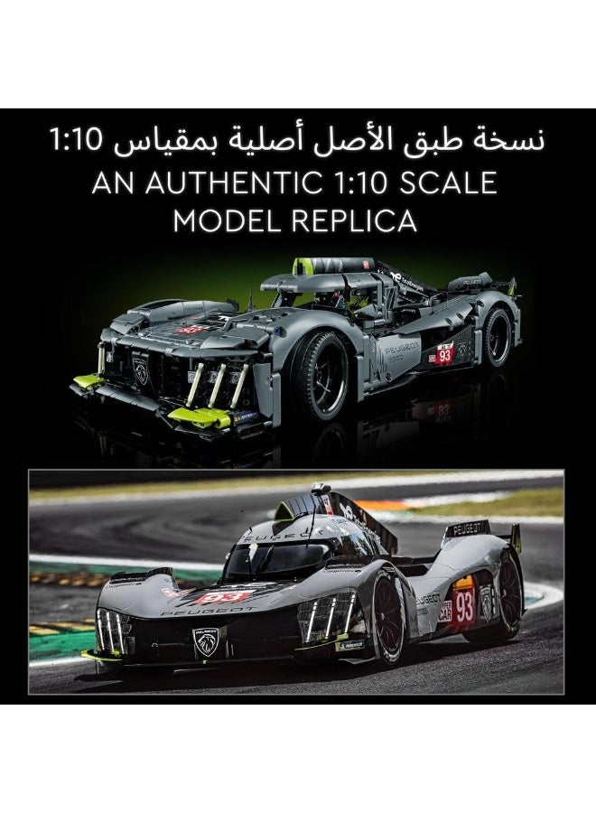 LEGO مجموعة بناء سيارة بيجو 9X8 24H لومان هايبرد هايبركار 42156 من ليجو تكنيك (1,775 قطعة) - Image 4