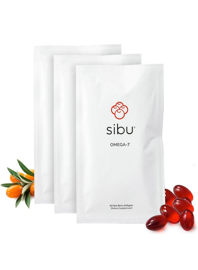 sibu Omega-7 Softgels (90-Day Refill Sachet) Premium Organic Himalayan Sea Buckthorn Oil, Supplement for Healthy Skin, Hair, Nails and Dryness - Image 1