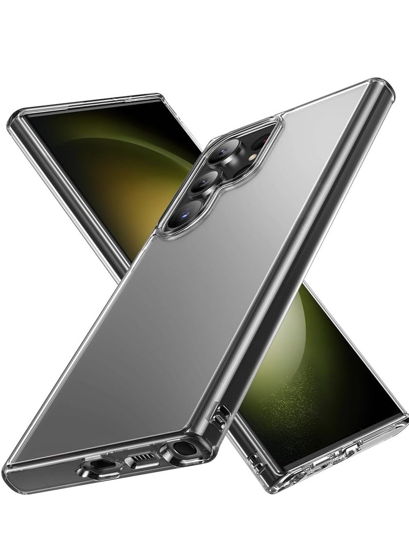 إلترازون ELTRAZONE Clear Soft TPU Case for Samsung S22 Ultra - Shockproof, Slim, Yellowing-Resistant, and Anti-Fingerprint - Image 1