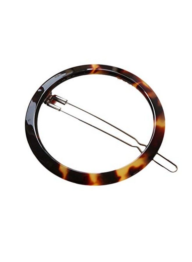 Lurrose 4 Pcs Acrylic Resin Hair Clips Geometric Hair Pins Triangular Circle Leopard Barrettes For Party Daily - Image 4