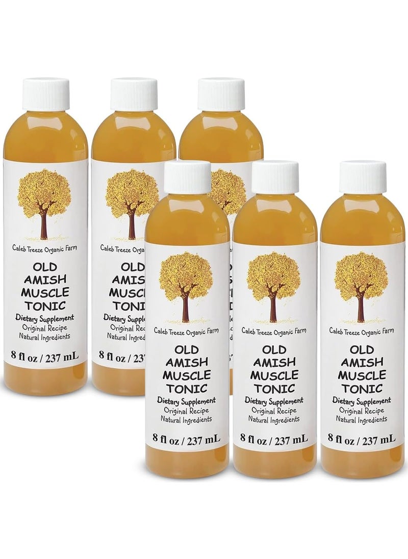 Caleb Treeze Organic Farm Caleb Treeze Old Amish Muscle Tonic (Formerly: Stops Leg and Foot Cramps) - 6 Pack 