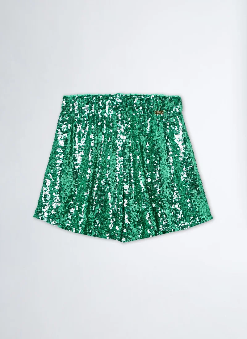 Liu Jo Sequinned shorts