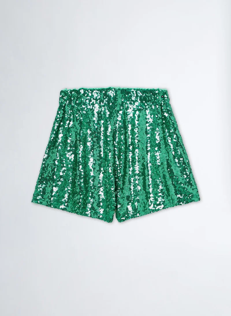 Liu Jo Sequinned shorts