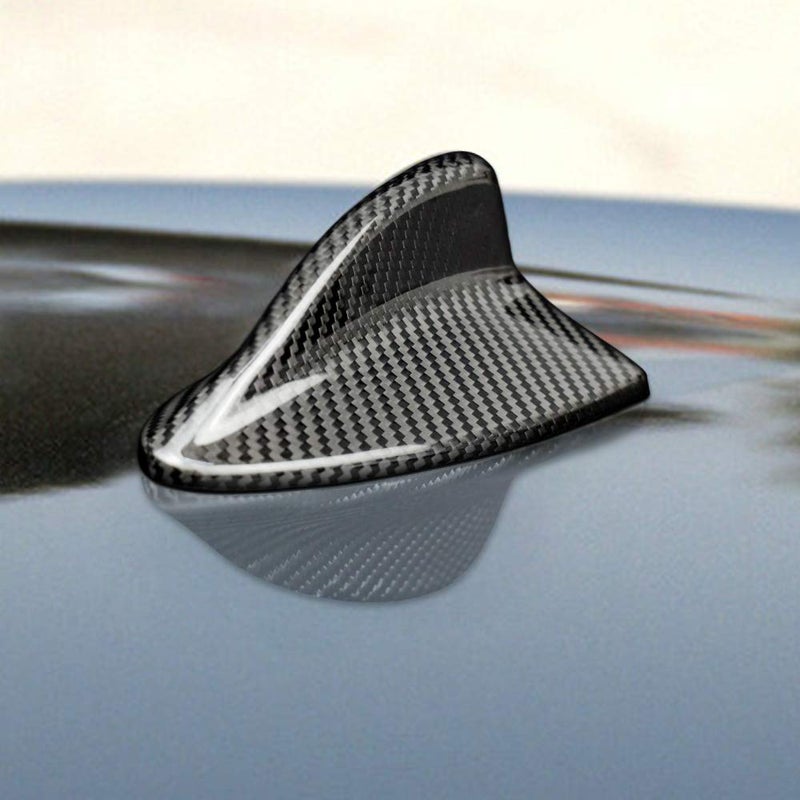 AIRSPEED Black Carbon Fiber Car Shark Fin Antenna Cover Radio Signal Base for BMW E82 E46 E90 E92 M3 Accessories (7.6'') - Image 5