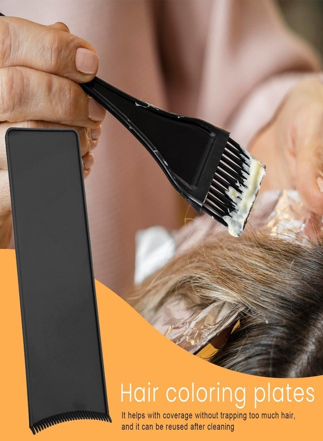 Styquenzer 1 PCS Highlighting Board, Balayage Board Hair Coloring Paddle Balayage Highlighting Boards with Teeth, Hair Dye Tools Highlighting-Paddle for Barber Salon Hairstylist Hair-Dying Tools, Black - Image 3