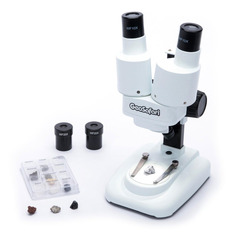 Educational Insights GeoSafari Stereoscope Beginner Stereo Microscope for Kids 812 Electronic Stereoscope Viewer with Specimens Kids Microscope Kit for Scientific Discovery Student Microscopes - Image 4