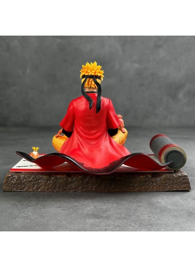 Halamodo Naruto Meditating Naruto Uzumaki Figure - Chakra-Gathering Anime Model, Desk Ornament and Serene Birthday Gift,15cm - Image 5