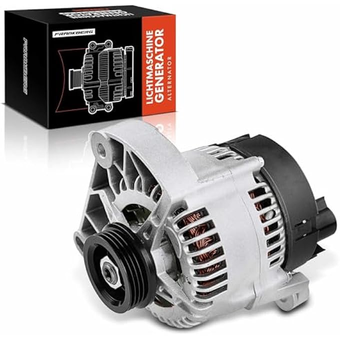 Frankberg Alternator Compatible with Punto 176 1.1L 1.2L 1993-1999 169 1.1L 1.2L 2003-2012 Doblo Palio Siena Strada Pick-up Ypsilon Y Replace# 46407647 - Image 1