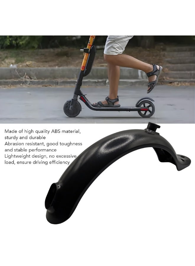 Fukukawa Electric Scooter Rear Fender Mud Guard 3 Hole Compatible with Xiaomi Mi M365 Pro Pro 2 1S Rear Mudguard Replacement Black - Image 4
