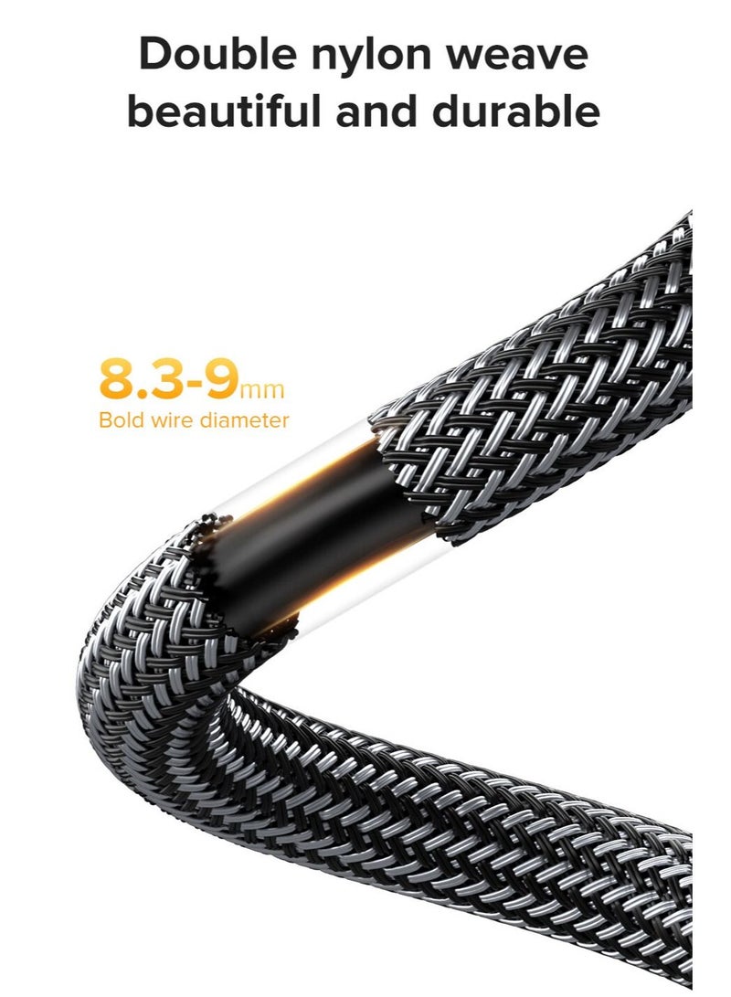 HDMI 2.1 Cable 8K/60Hz 4K/120Hz 2K144Hz Ultra High-Speed 48Gbps Cable 3D HDR Cable For PC Laptop HDTV PS5 PS4 Splitter Switch Audio Video - 3M