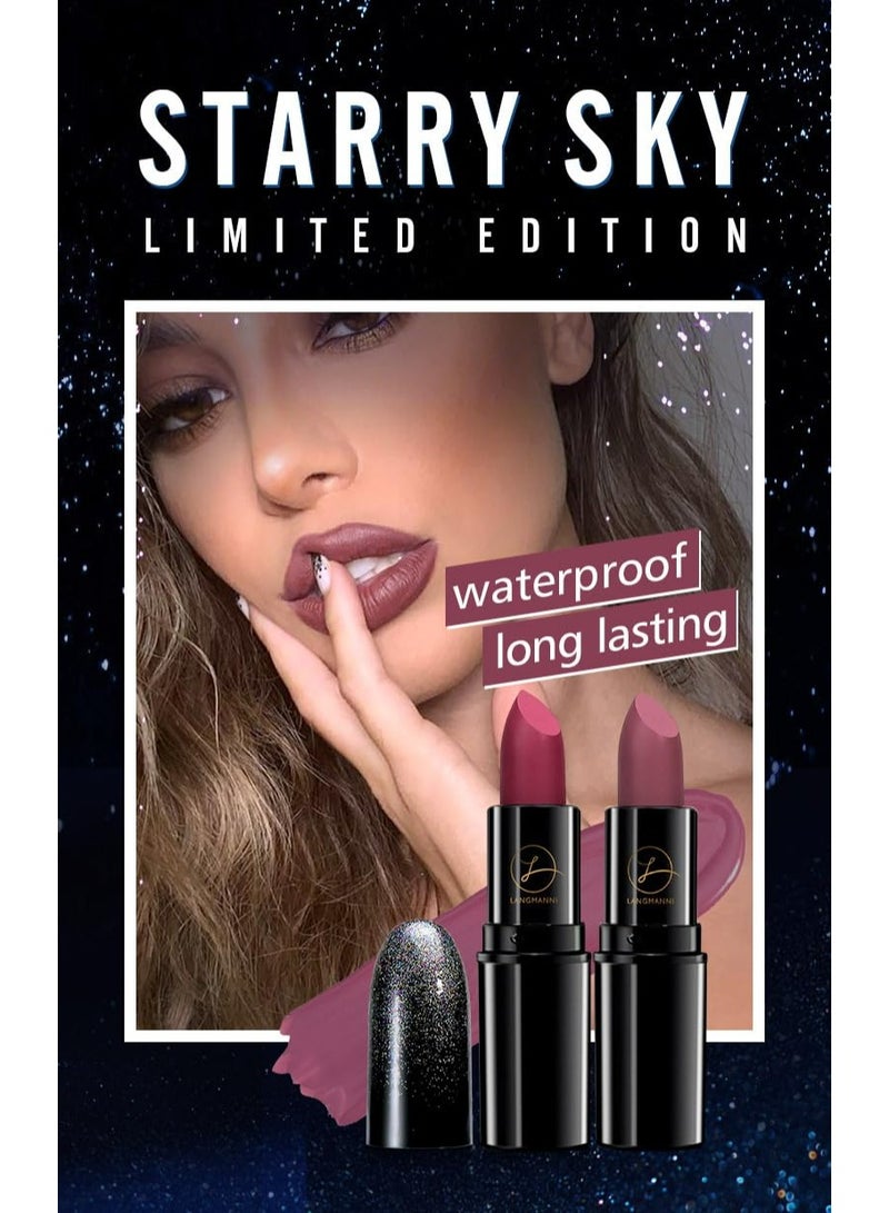 LANGMANNI Starry Lipstick Pen - Single Matte Moisturizing Long-Lasting Lipstick(colors 11) - Image 3