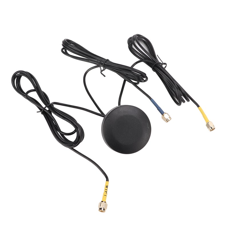 3-In-1 GPS Antenna: Lightweight Durable ABS Material IP67 Waterproof - Independent Channel Transmission Copper Wire for Car Navigation Outdoor Use - Image 1