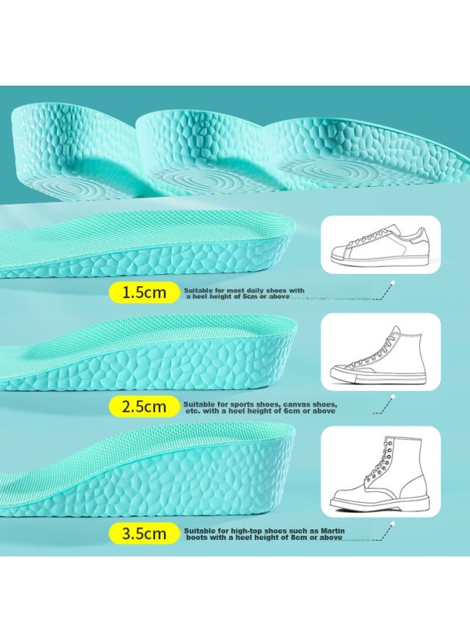 Bonnie family Bangni Shijia Oles, Height-increasing, Invisible Full Oles, For Men And Women, Sports Shock-absorbing, Biodegradable Eco-friendly Material, 3.5cm, Size 41-42  - Image 3