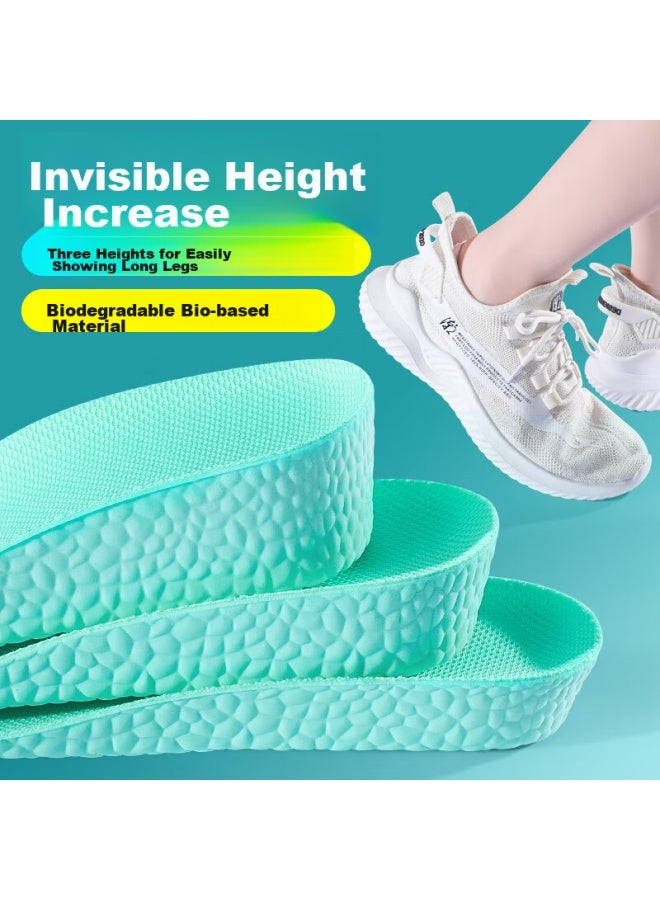 Bonnie family Bangni Shijia Oles, Height-increasing, Invisible Full Oles, For Men And Women, Sports Shock-absorbing, Biodegradable Eco-friendly Material, 3.5cm, Size 41-42  - Image 2