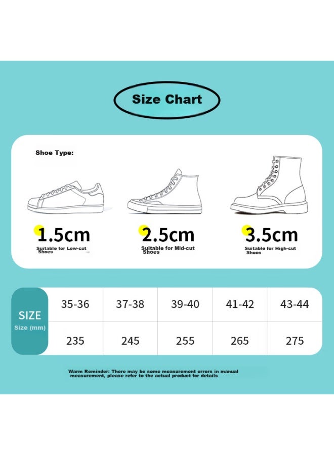 Bonnie family Bangni Shijia Oles, Height-increasing, Invisible Full Oles, For Men And Women, Sports Shock-absorbing, Biodegradable Eco-friendly Material, 3.5cm, Size 41-42  - Image 5