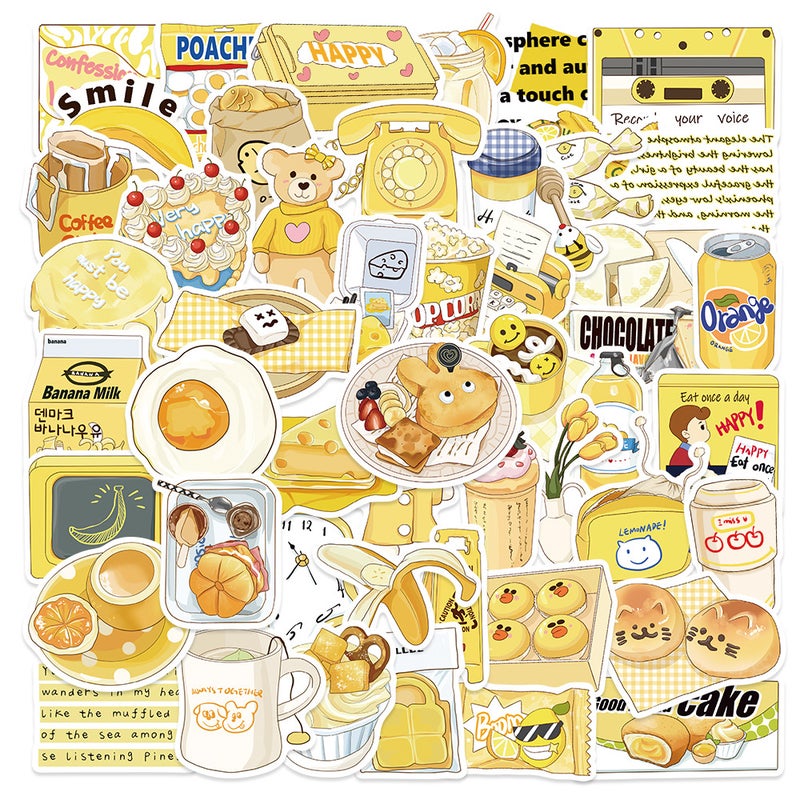 Premium Doodle Stickers 50-373pcs Waterproof OPQ014-50 sheets/bag 