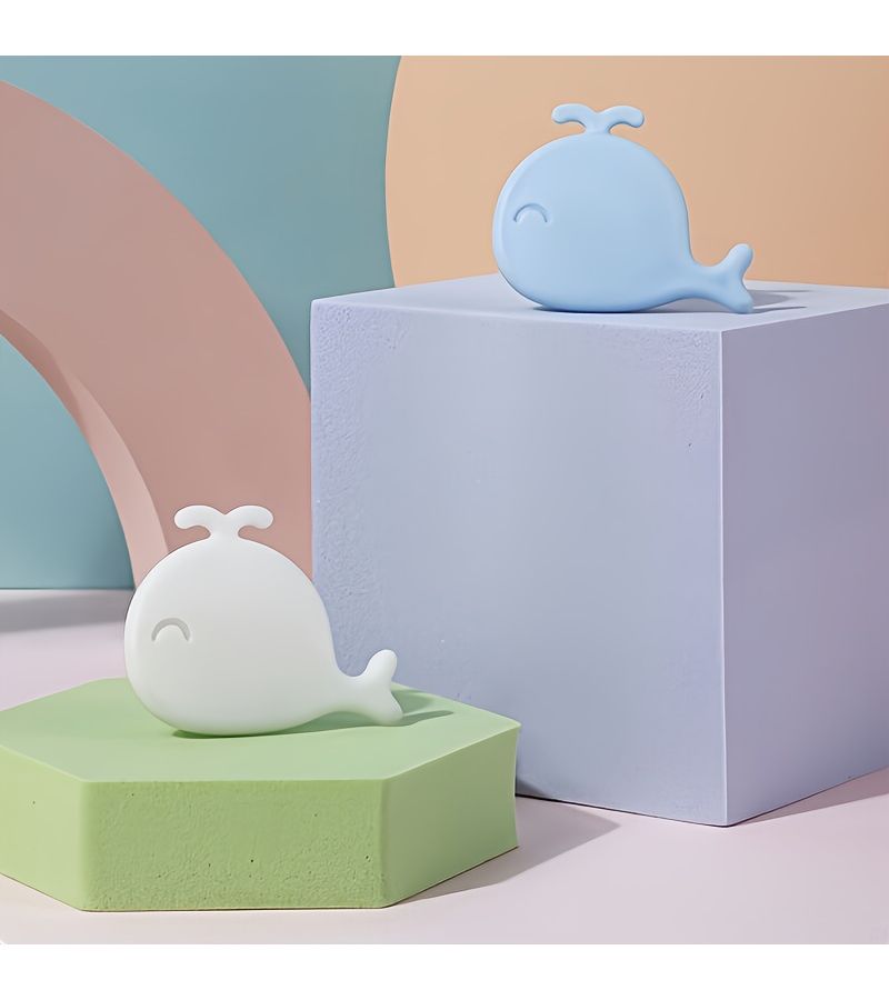 Blue Whale Sink Overflow Ring 1pc Creative Bathtub Drain Plug Cute Washbasin Decorative Cover Home Bathroom - Image 3