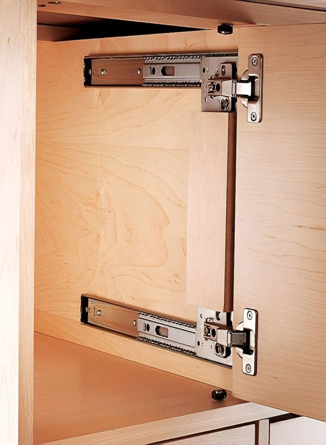 VOLO Cabinet Hinges, Set of 1 (2 Pieces) for Furniture, Wardrobes, Doors, and Storage Units | (2D Normal (Mild Steel), 0 Crank | Full Overlay) - Image 4