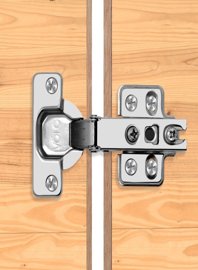 VOLO Cabinet Hinges, Set of 1 (2 Pieces) for Furniture, Wardrobes, Doors, and Storage Units | (2D Normal (Mild Steel), 0 Crank | Full Overlay) - Image 3