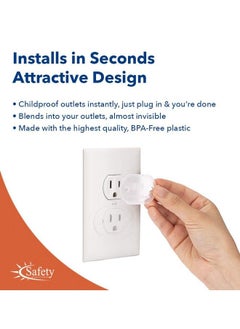 Ultimate Outlet Safety Cap Baby Proofing Outlet Plugs Child Safety Electrical Outlet Covers Easy Installation Protect Toddlers And Babies From Accidental Shock Hazard 50 Pack - pzsku/Z724149FC659EC420880BZ/45/_/1688971211/fd1043c3-36bd-46d0-9849-1be0bfde9a50