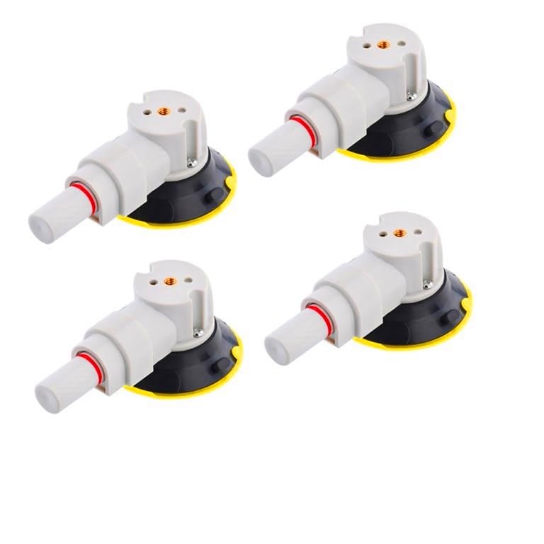 ZUOS 3" Mounting Vacuum Suction Cup with 1/4"-20 Female Thread, Small Hand Pump Glass Sucker for Car Camera (3" suction cup(4 PACK)) - Image 1