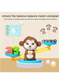 Generic Monkey Balance Maths Cards, Number Blocks, Early Development Activity, Educational Toys, Counting Game, Maths Games for Boys and Girls from 3 Years  - Image 3
