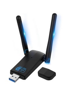 عربست محول واي فاي USB 3.0 للكمبيوتر المكتبي، سرعة AC 1300Mbps، تردد مزدوج 2.4G / 5G، هوائي عالي الكسب 5dBi، يدعم أنظمة التشغيل Win11 / 10 / 8.1 / 8/7 / XP.  - Image 1