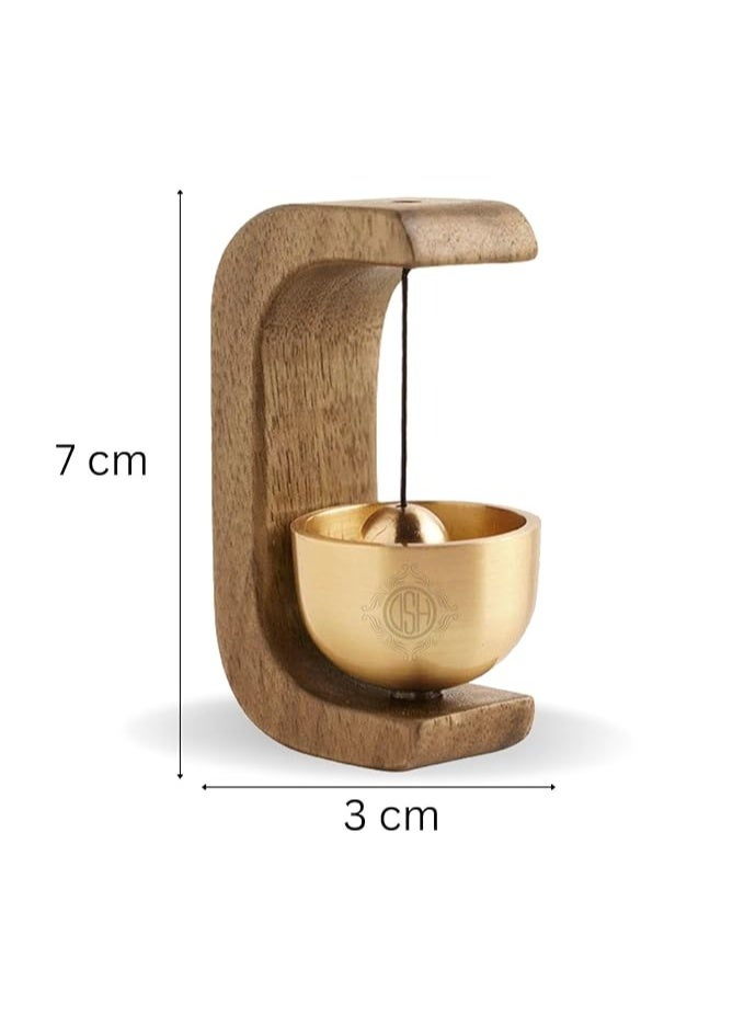 DSH Wooden Magnetic Doorbell Wind Chime Entry Door Bell Without Wire Send Adhesive Tape, Dopamine Magnetic Store Entrance Doorbell for Homes Decoration... - Image 3
