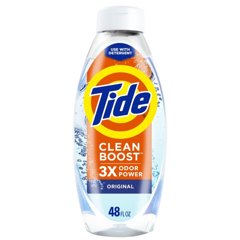 Tide Deep Cleansing Fabric Rinse with 3X Odor Power, Original Scent, 48 oz - Image 1
